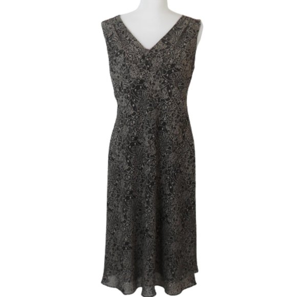 NEW Ann Taylor Loft Brown Floral Sheath Dress - Picture 1 of 5